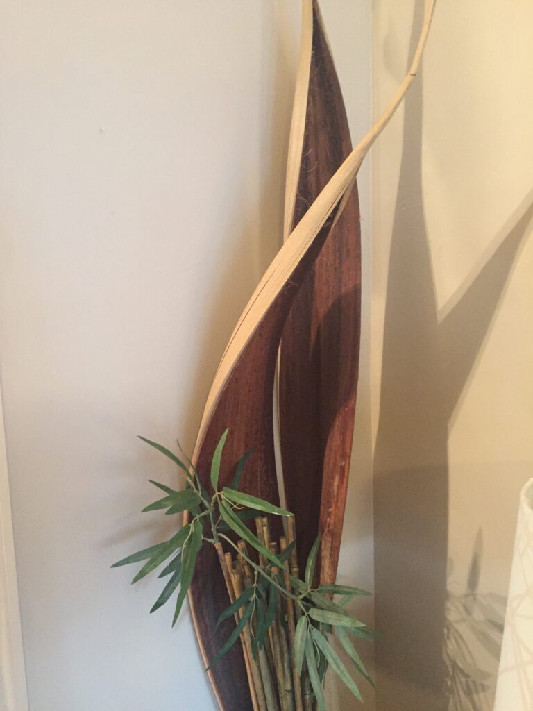 easy & creative palm frond art in natural state