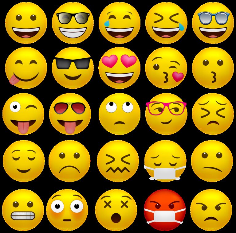 emoticons, happy faces, covid-19 mask